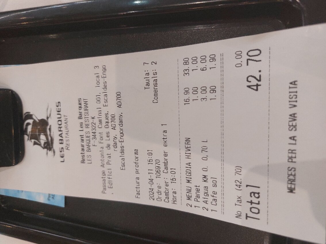  RESTAURANT LES BARQUES - Image 1